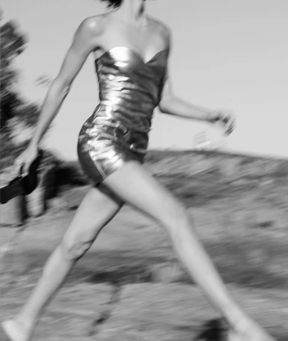 Zara ZARA Strapless Metallic Mini Dress RoseGold Sweetheart S / 4 Size S / US 4 / IT 40 - 3 Thumbnail