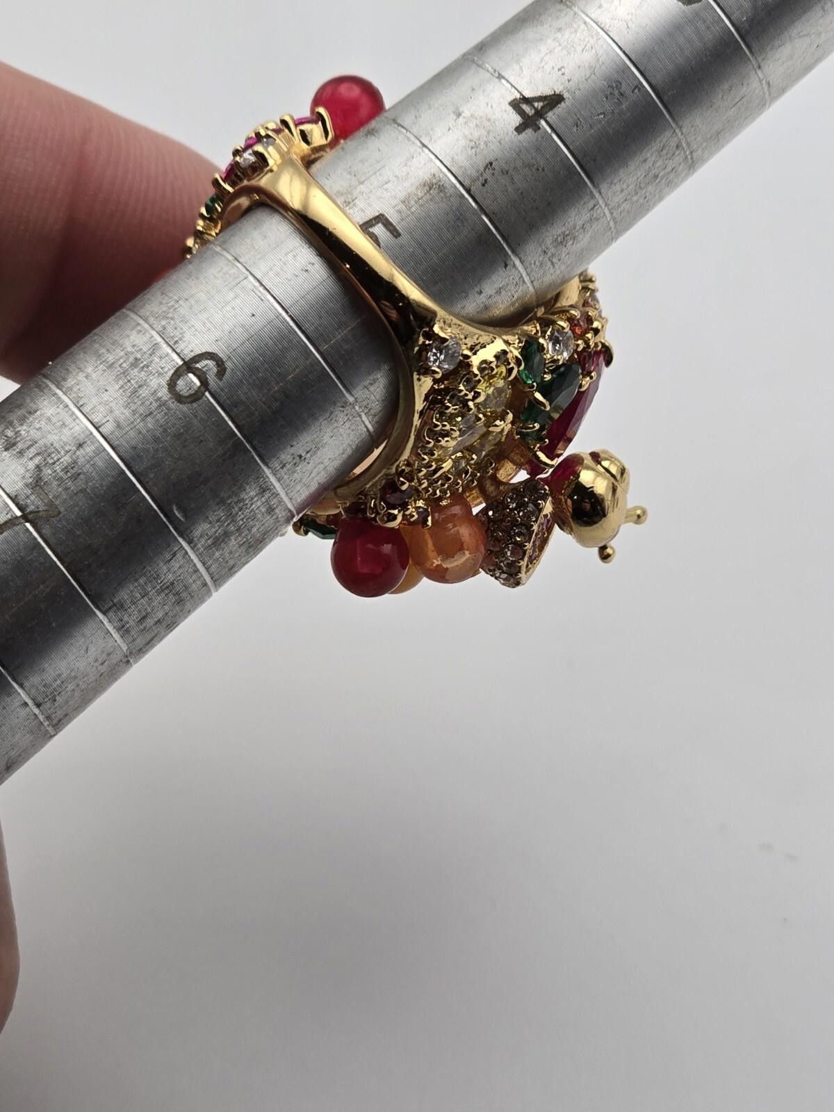 Other Kate Spade Fruit Salad Cocktail Ring Rare retired sz 5 Size ONE SIZE - 8 Thumbnail