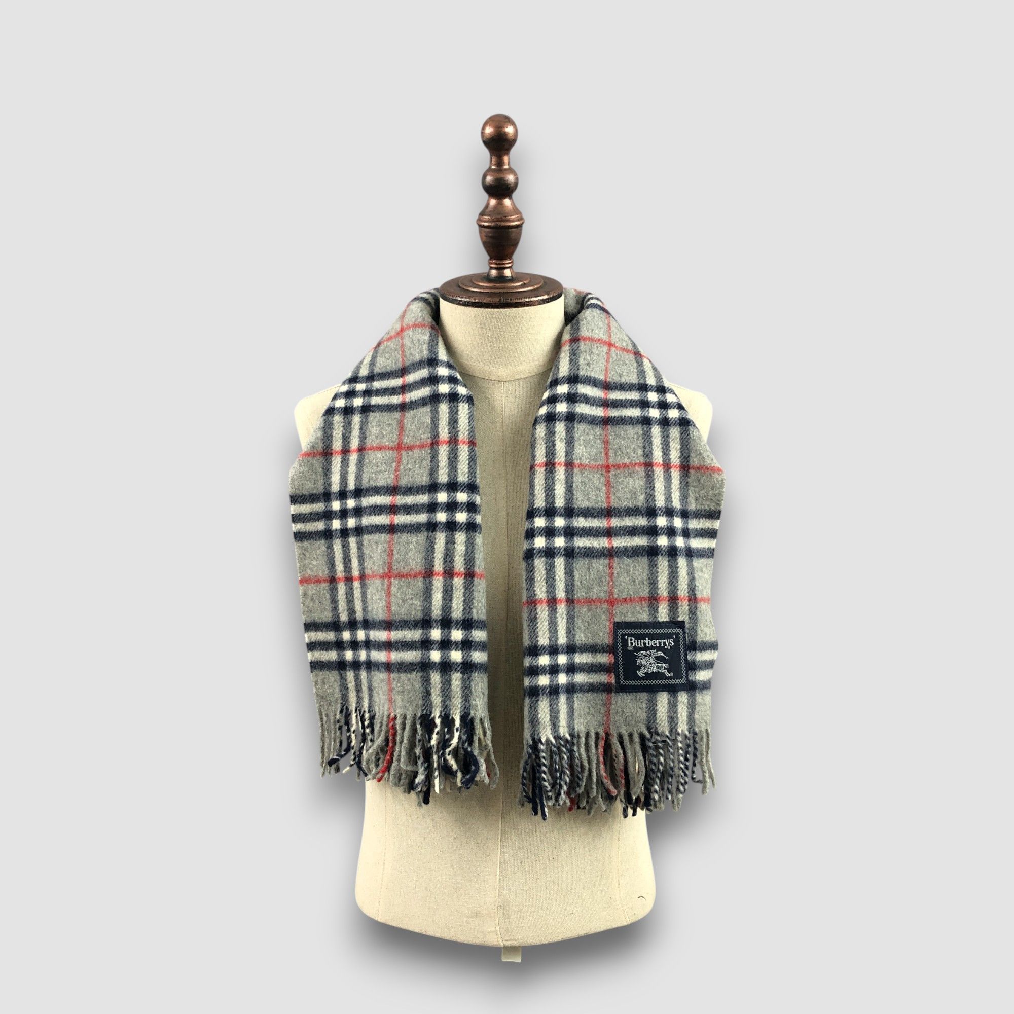 Burberry Vintage Burberry Scarf Muffler Wool Babushka Stole Scarves Size ONE SIZE - 1 Thumbnail