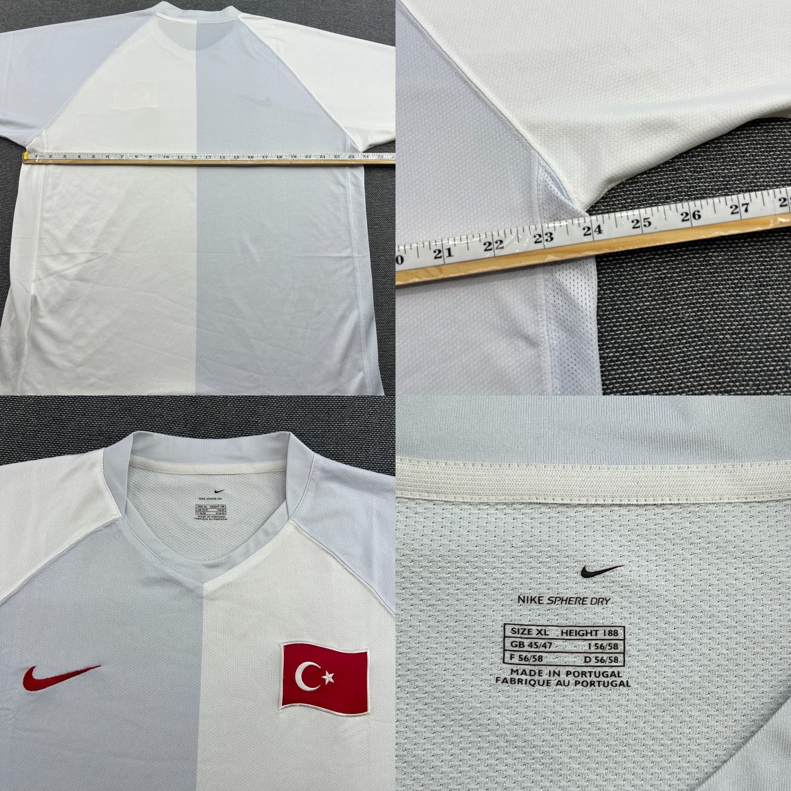 Nike Nike Soccer Shirt XL Mens Turkey 2006 2008 Away Football Jersey Multicolor Size US XL / EU 56 / 4 - 8 Thumbnail