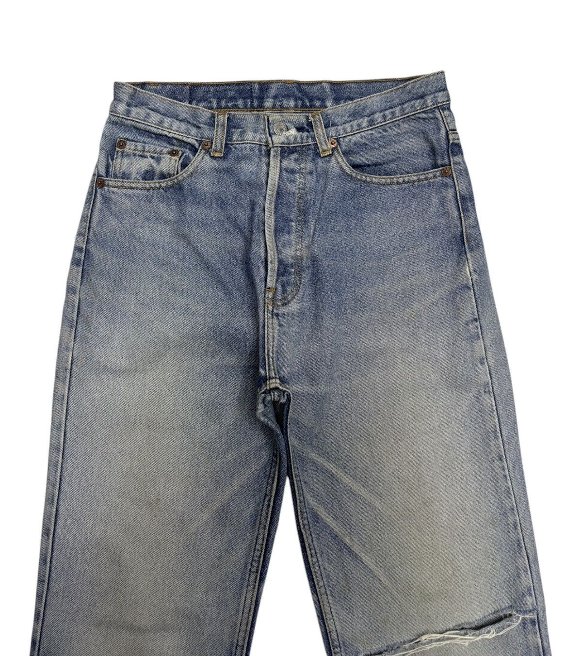 Levi's VINTAGE LEVIS 501 CROP DISTRESSED DENIM Size US 28 / EU 44 - 5 Thumbnail
