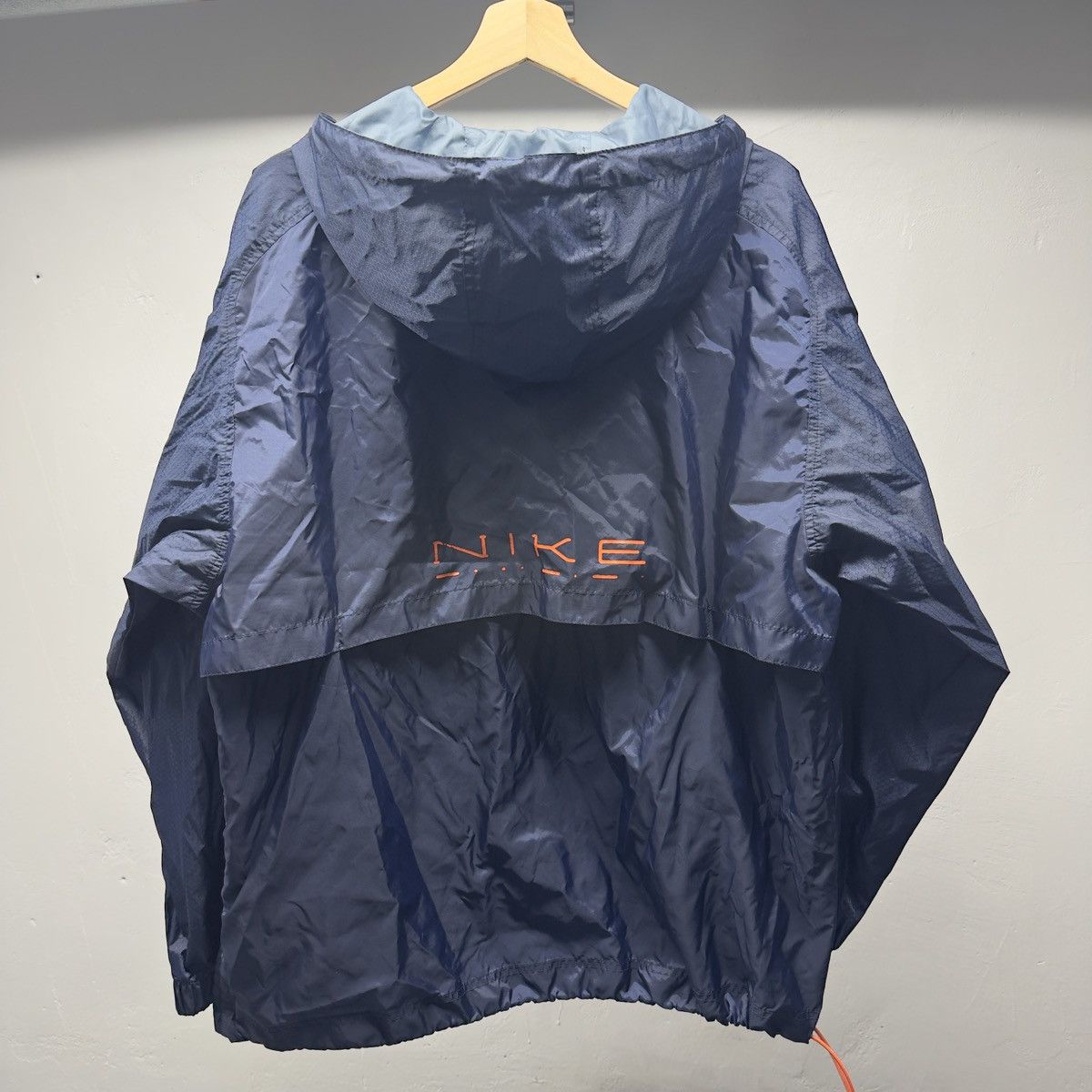 Vintage Vintage Nike Half Zip Windbreaker Anorak Navy Blue Size US L / EU 52-54 / 3 - 5 Thumbnail