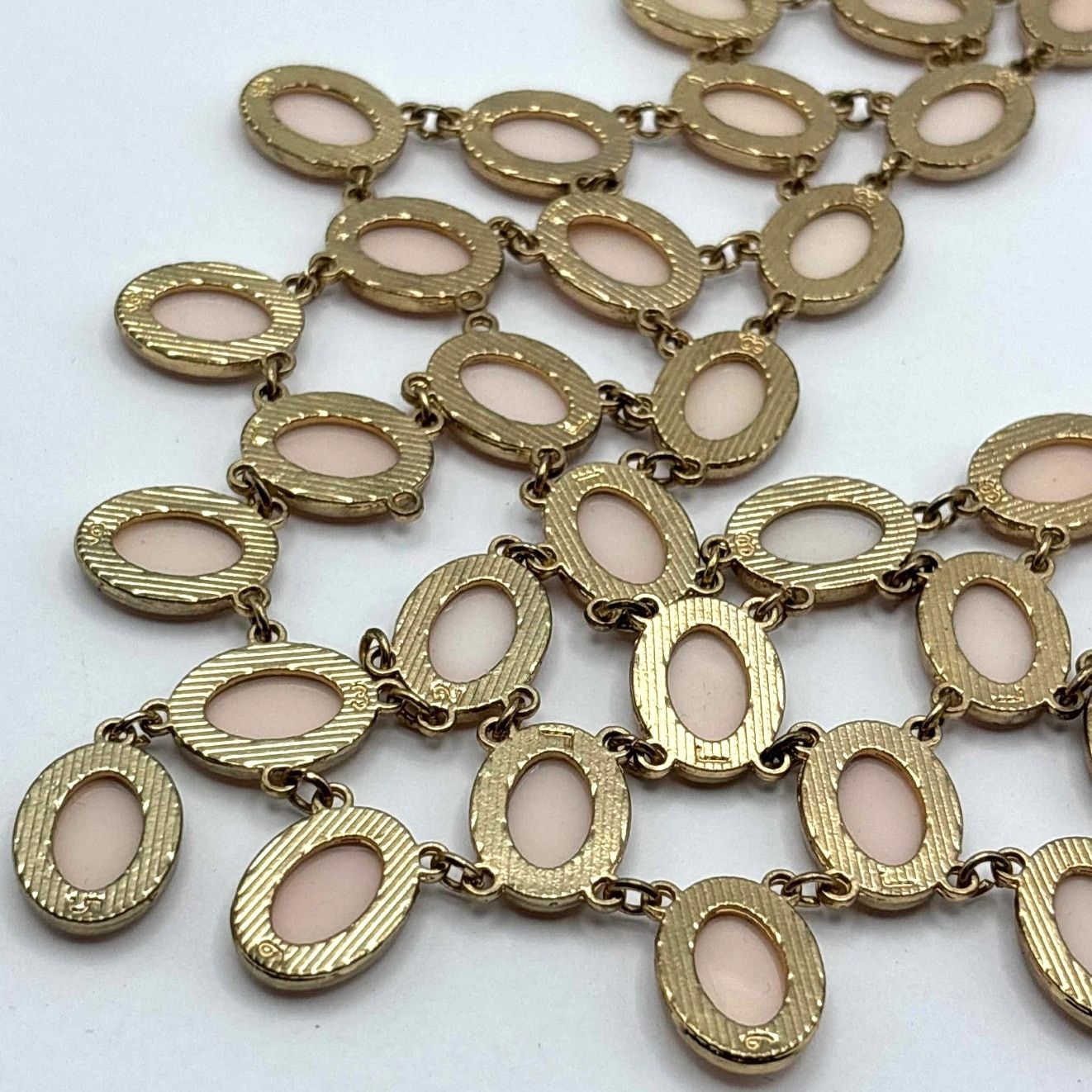 Other Gold & Pink Bib Necklace Size ONE SIZE - 5 Thumbnail