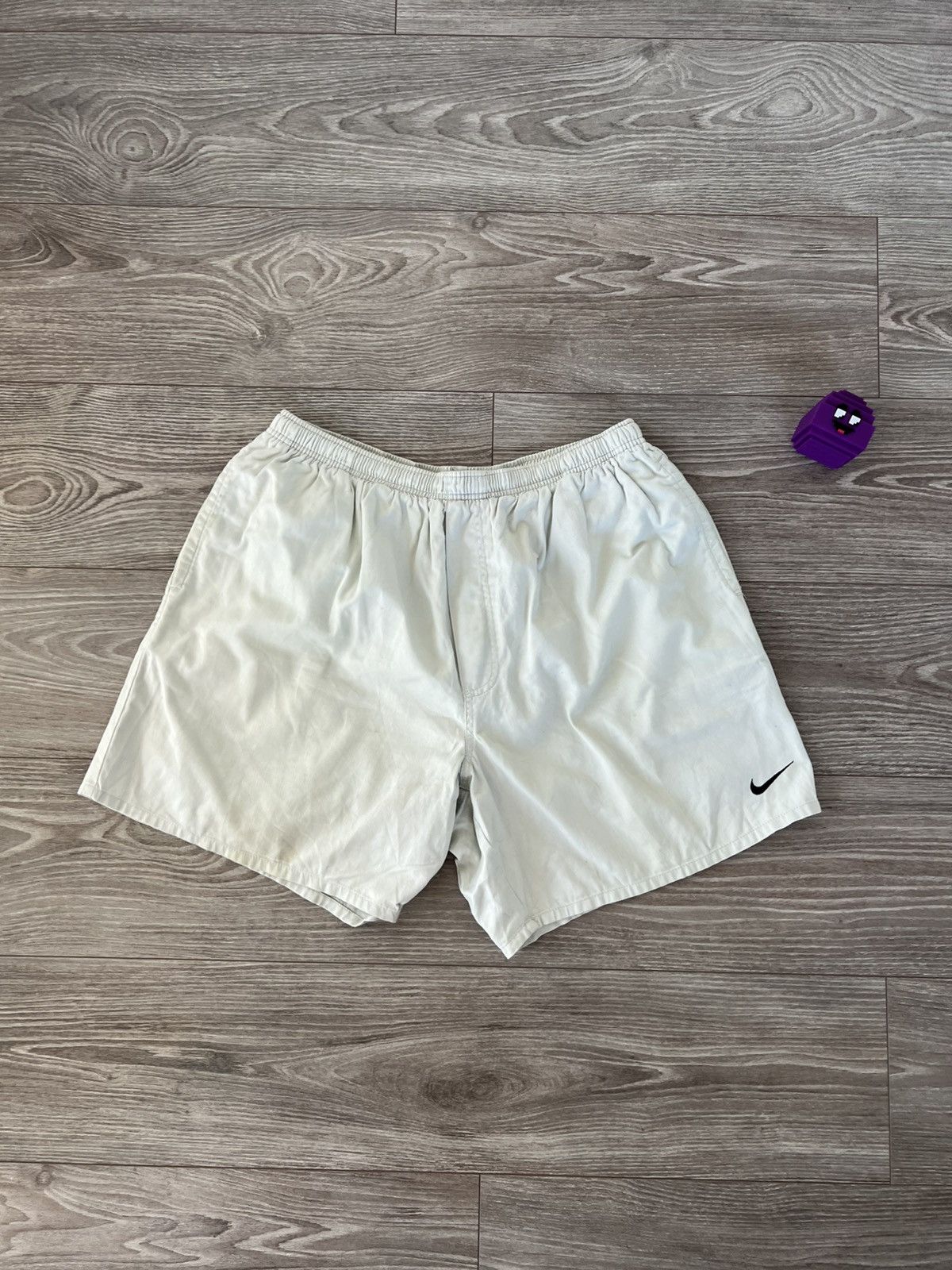 Nike VINTAGE ‼️ Nike knit Logo Summer 90s Black Tag Shorts Size US 36 / EU 52 - 2 Thumbnail