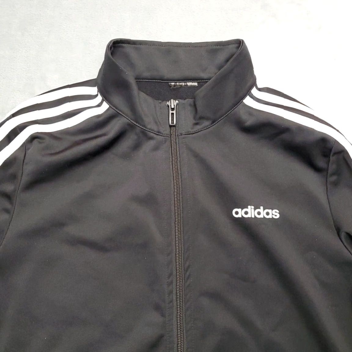 Adidas Adidas Jacket Womens M Essentials Tricot Track Full Zip Jogging Warm up Black United States? (no N/A) Size M / US 6-8 / IT 42-44 - 3 Thumbnail