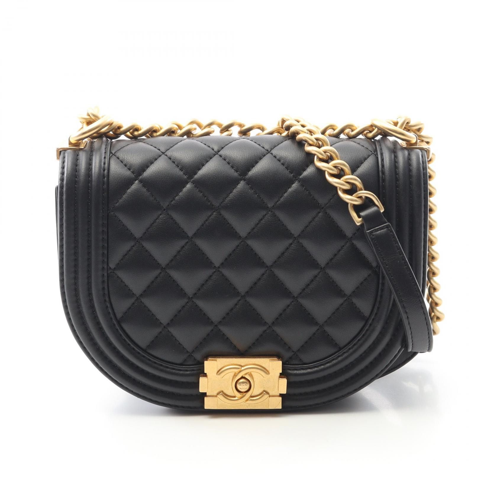 Chanel Chanel Chanel Boy Chanel Lambskin Shoulder Bag Leather Shoulder Bag AS3350 Size ONE SIZE - 1 Thumbnail