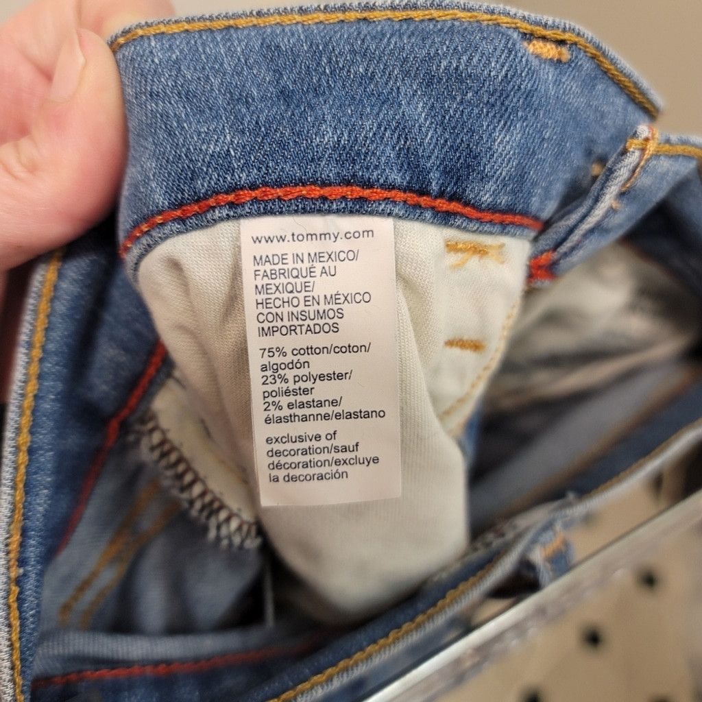 Tommy Hilfiger Tommy Hilfiger High Rise Straight Leg Skinny Jean Jegging Size 26" / US 2 / IT 38 - 5 Thumbnail