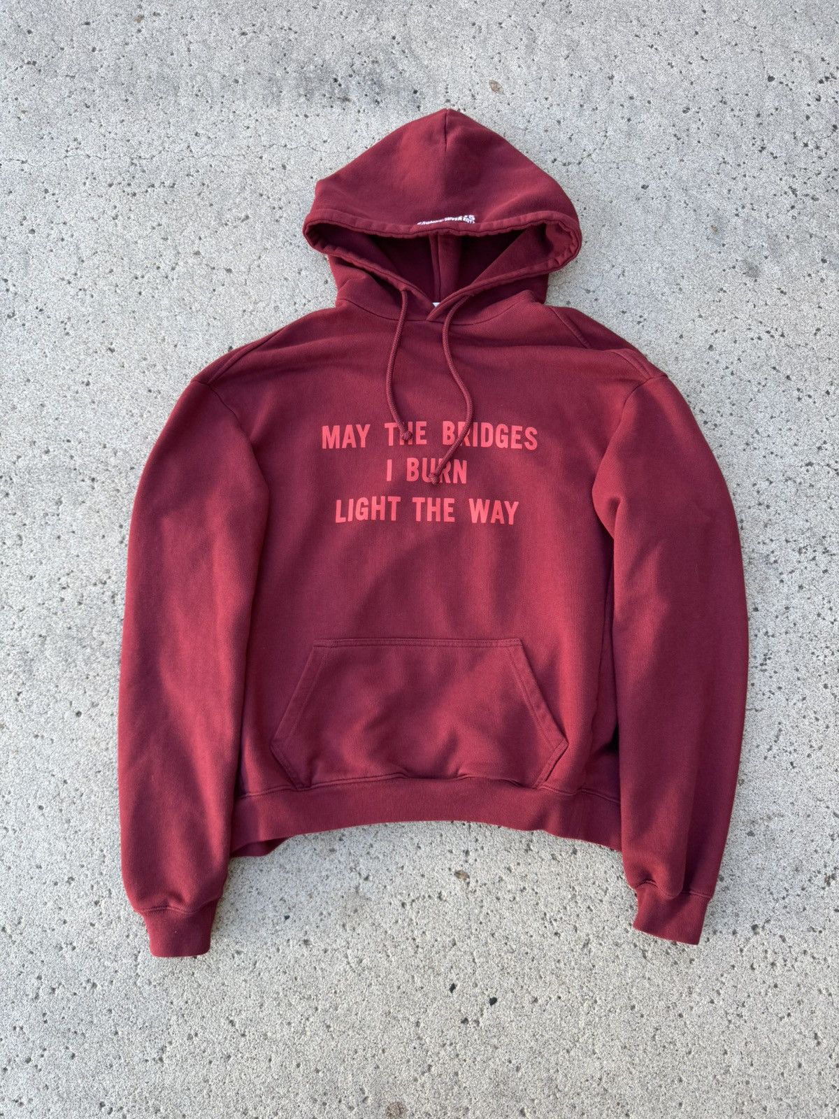 Vetements Vetements Split May the bridges/Antwerp Zip Up Hoodie