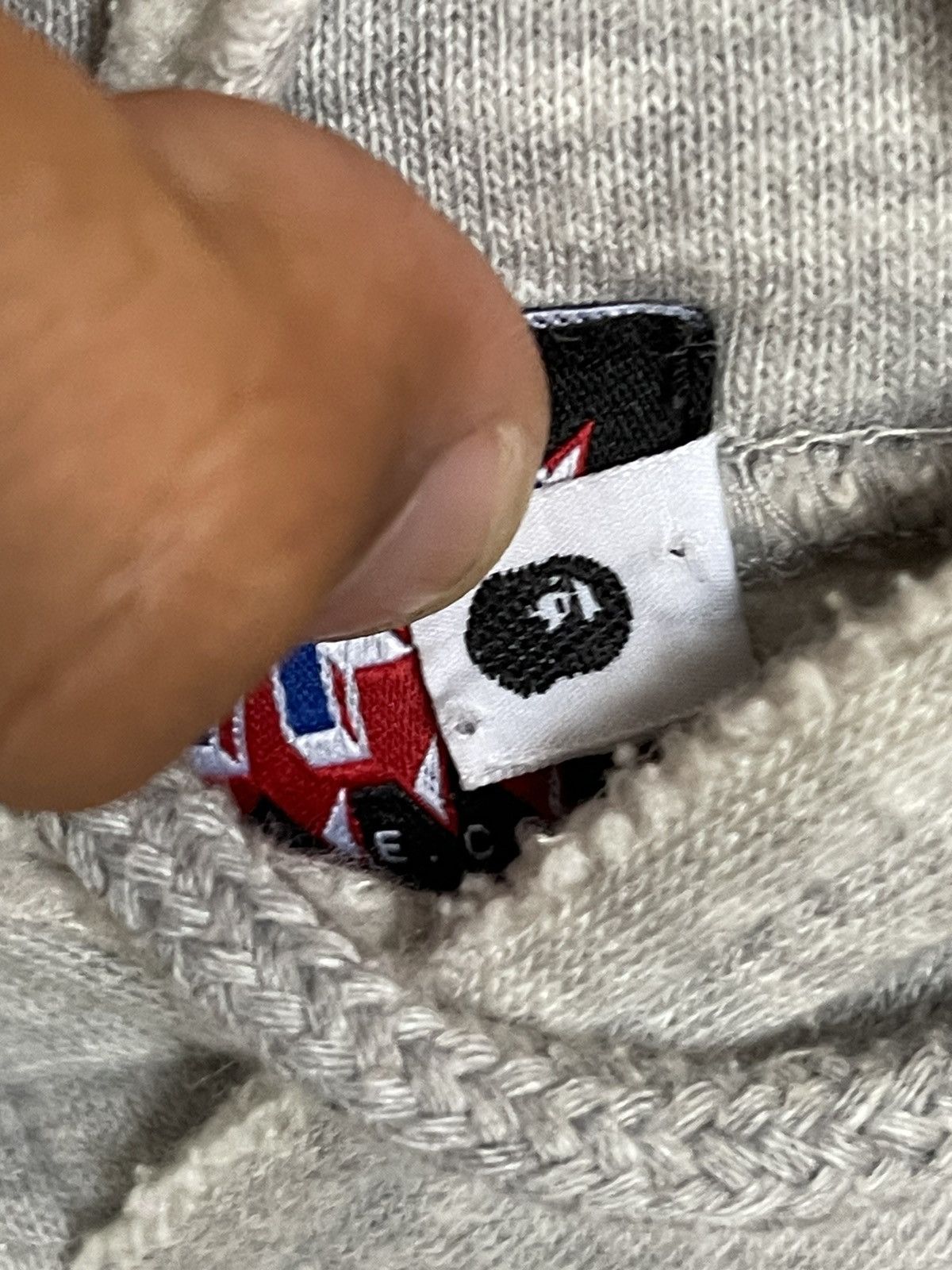 Bape Bape Sun Flame Contrast Stitch Hoodie A Bathing Ape Size US XL / EU 56 / 4 - 6 Thumbnail