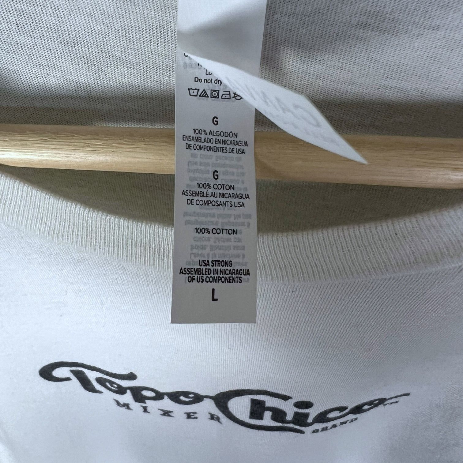 Canvas Topo Chico Mixer Mixers Promo T-Shirt - Size Large Size US L / EU 52-54 / 3 - 4 Thumbnail