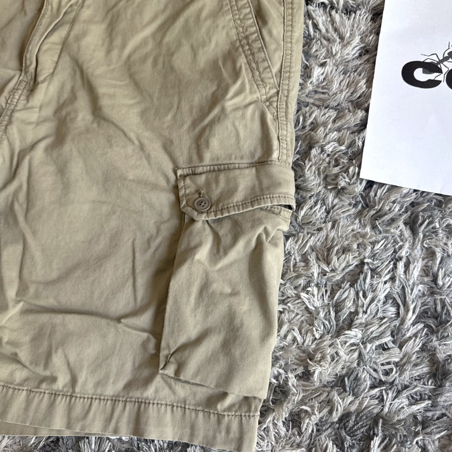 Vintage VINTAGE Falls Creek Cargo Shorts Men’s Size 40 Beige Khaki Stretch Multi Pocket 00’s Fall Mens Size US 40 / EU 56 - 2 Thumbnail