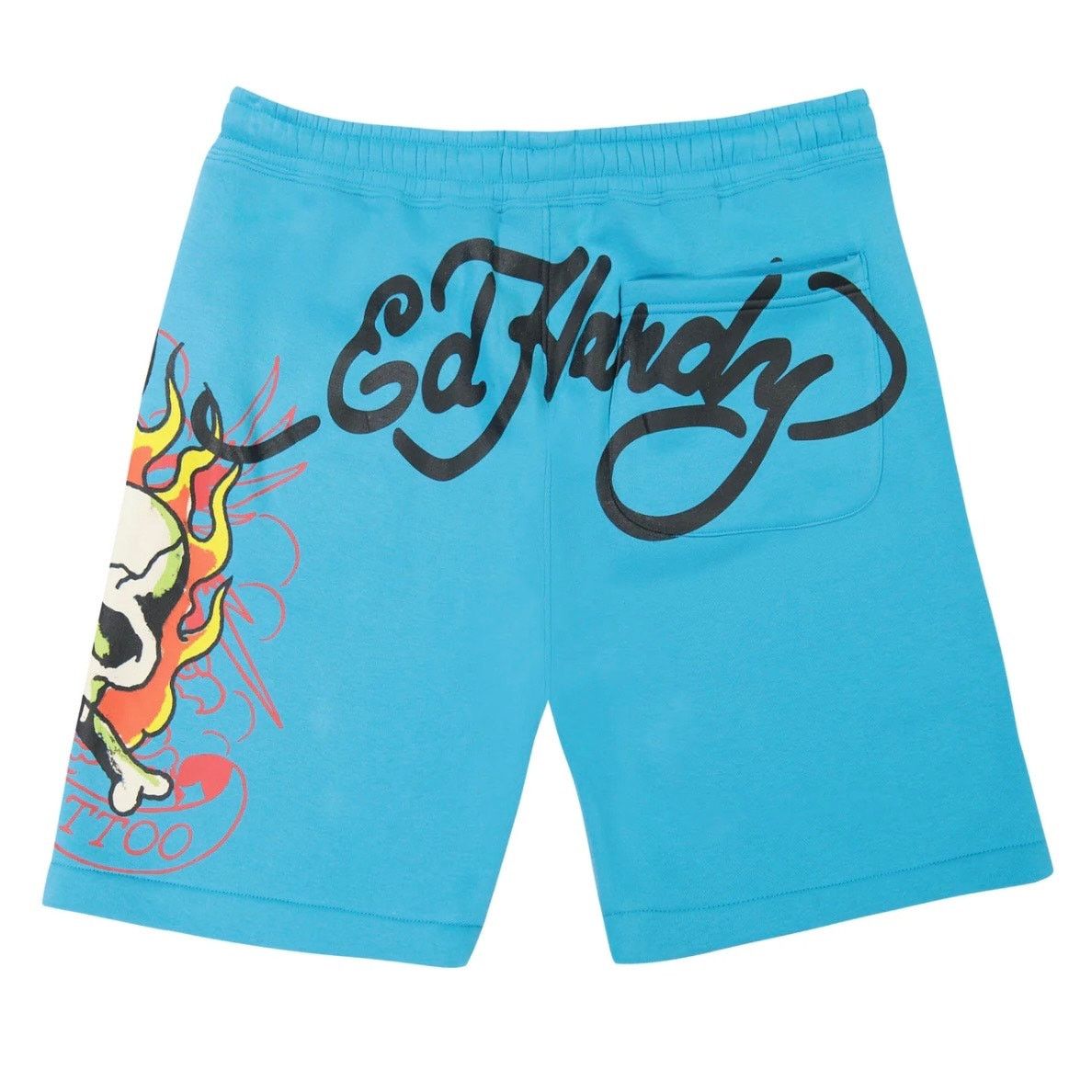 Ed Hardy Ed Hardy Flame Skull Sweat Shorts Size US 40 / EU 56 - 2 Thumbnail