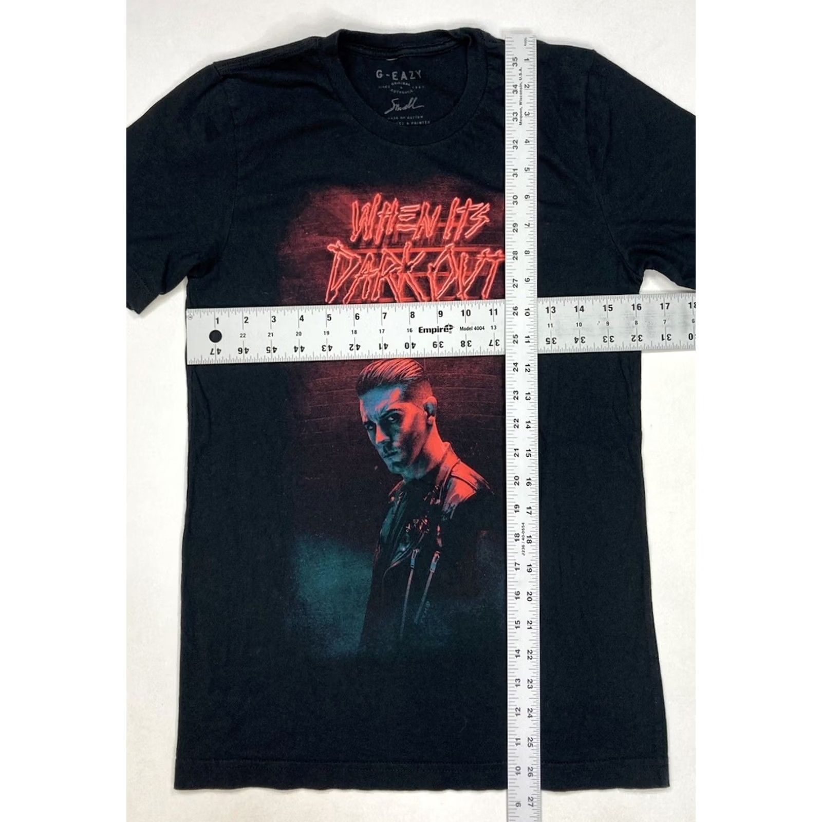Vintage G-Eazy When It's Dark Out Tour Graphic T-shirt Women Small Black Music Shirt Size S / US 4 / IT 40 - 5 Thumbnail