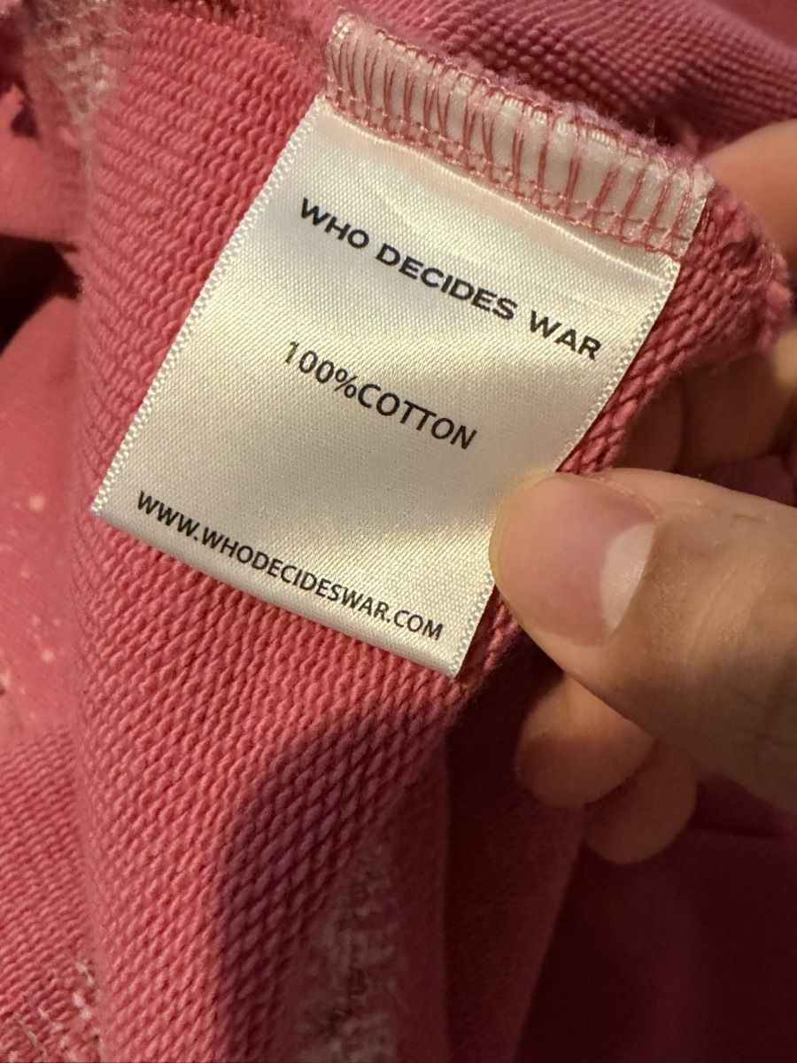 Who Decides War Who Decides War Pink Widowed Sweatshirt Size US L / EU 52-54 / 3 - 5 Thumbnail