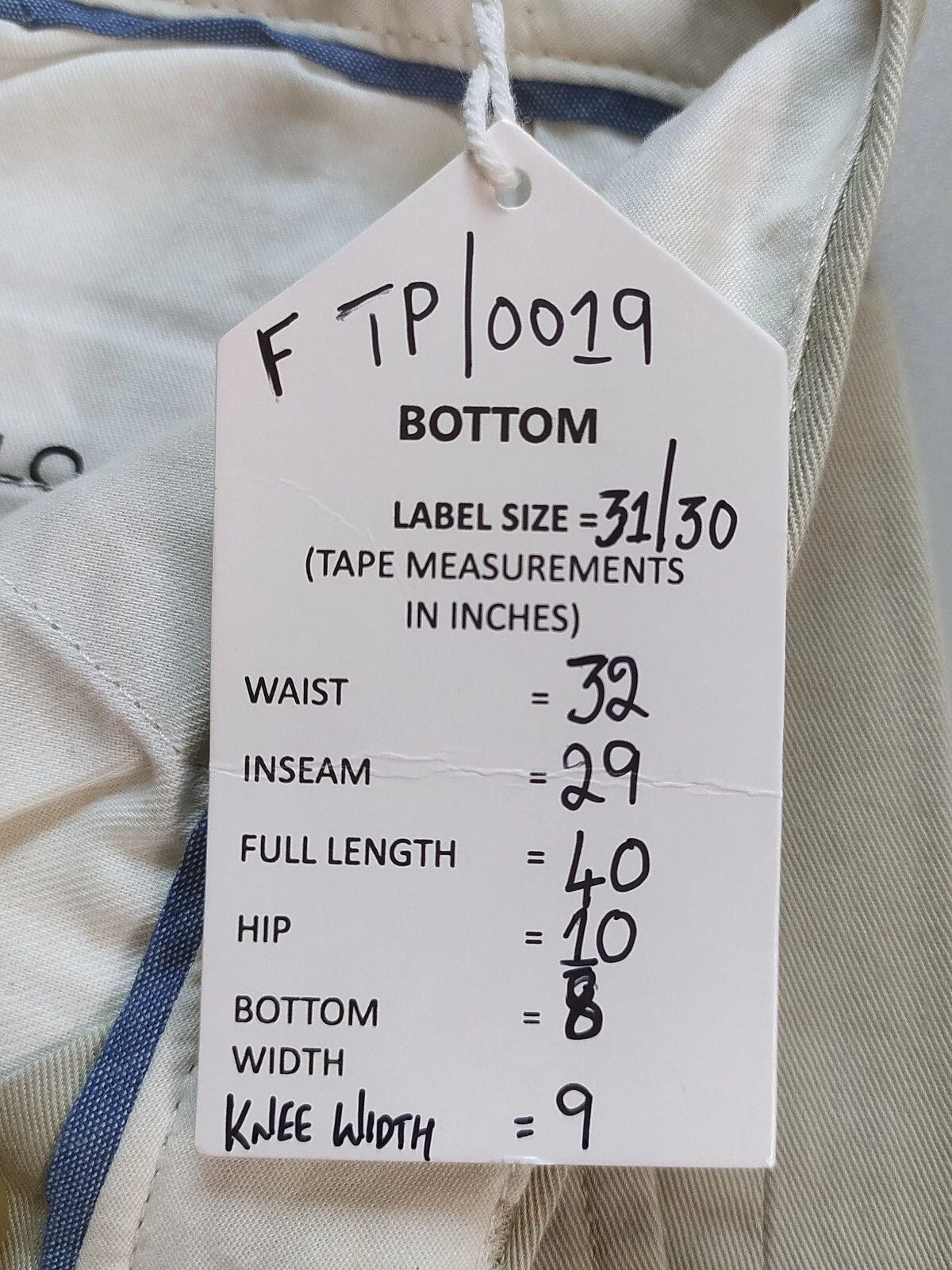 Polo Ralph Lauren Polo Ralph Lauren Classic Fit Chino Pant FTP 0019 Size US 31 - 6 Thumbnail