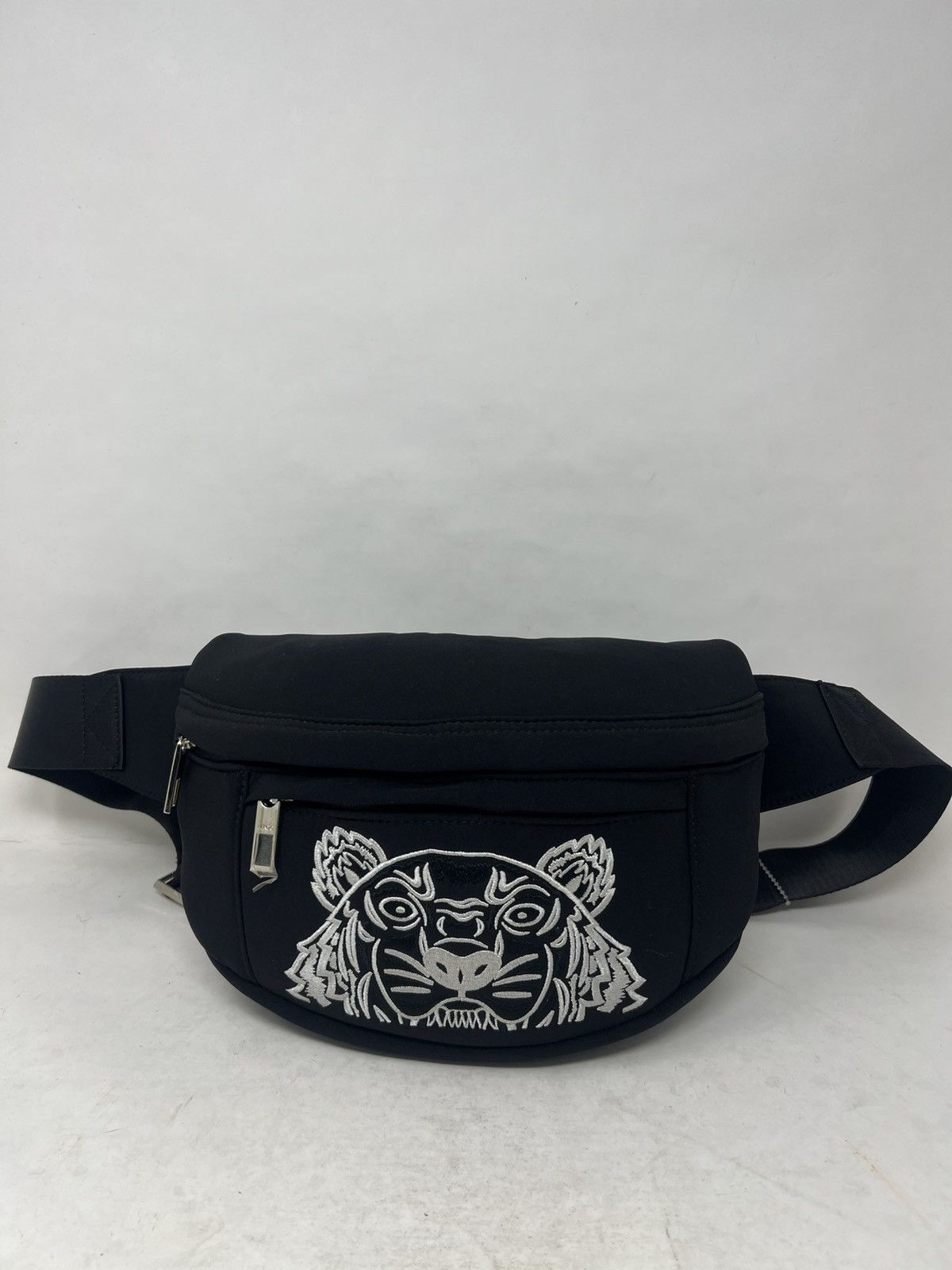 Kenzo Kenzo Paris Black Neoprene Sukajan Belt Bag Size ONE SIZE - 1 Thumbnail