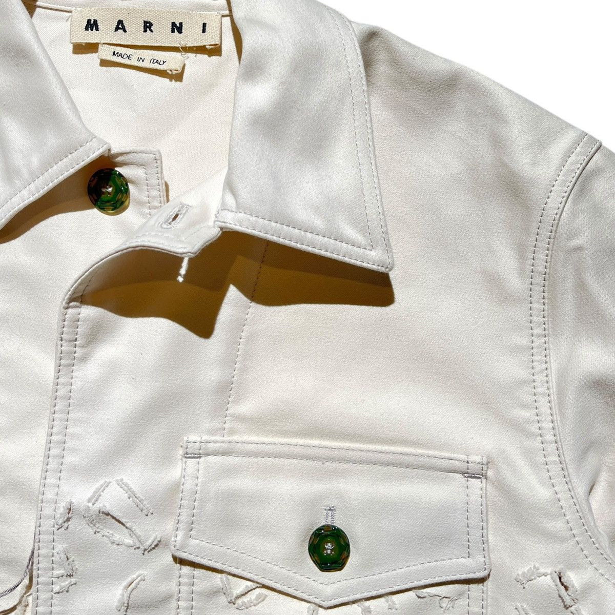 Marni Laser cut shredded Jacket Size US M / EU 48-50 / 2 - 2 Thumbnail