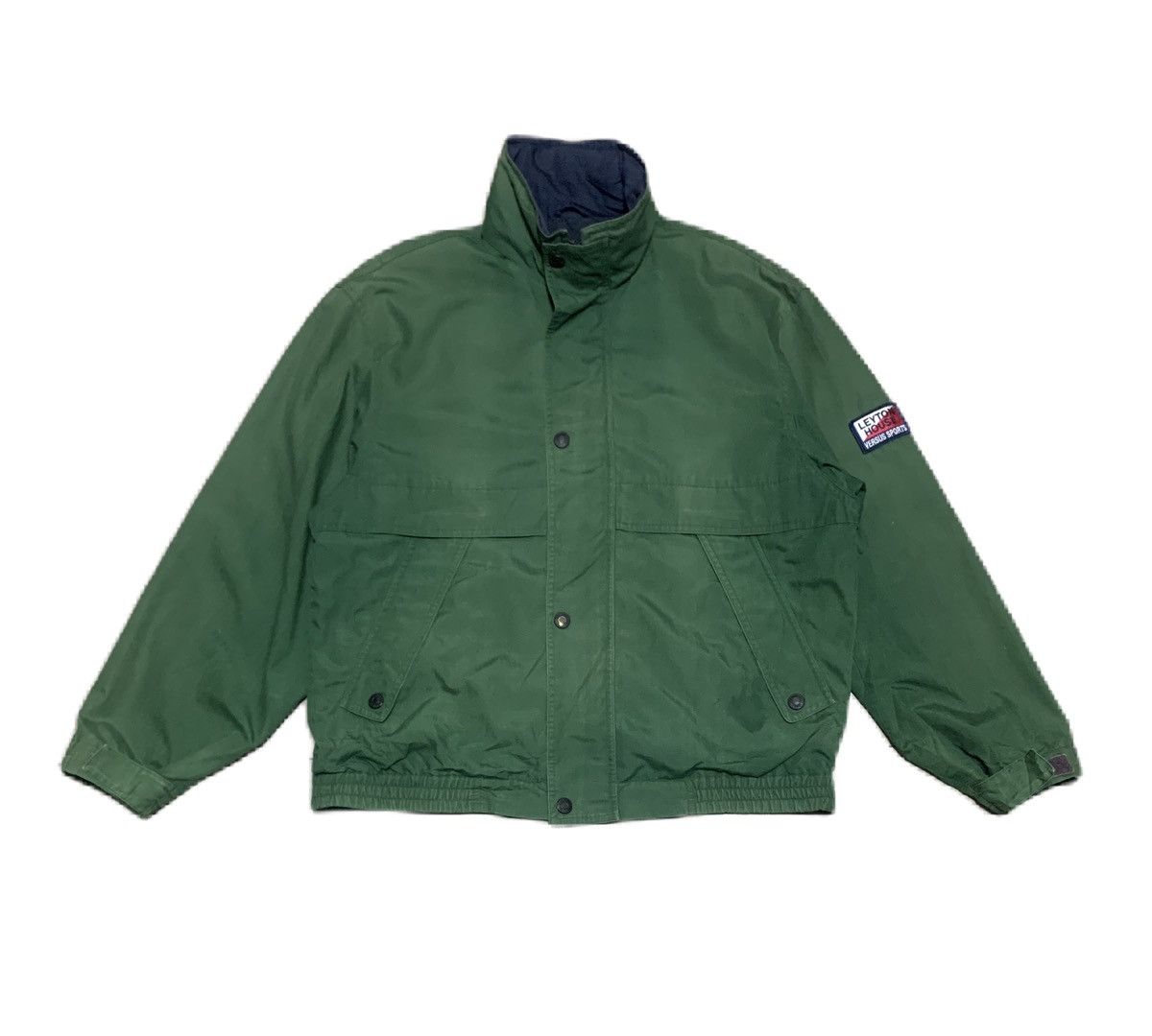 image of Archival Clothing x Vintage 90's Leyton House Versus Sport Jacket in Green, Men's (Size Medium)