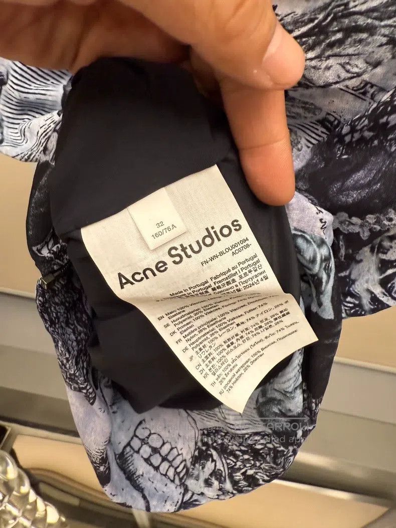 Acne Studios Acne Studios Spring/Summer 25 Sleeveless Printed T-Shirt Size 4XL / US 24-26 - 6 Thumbnail