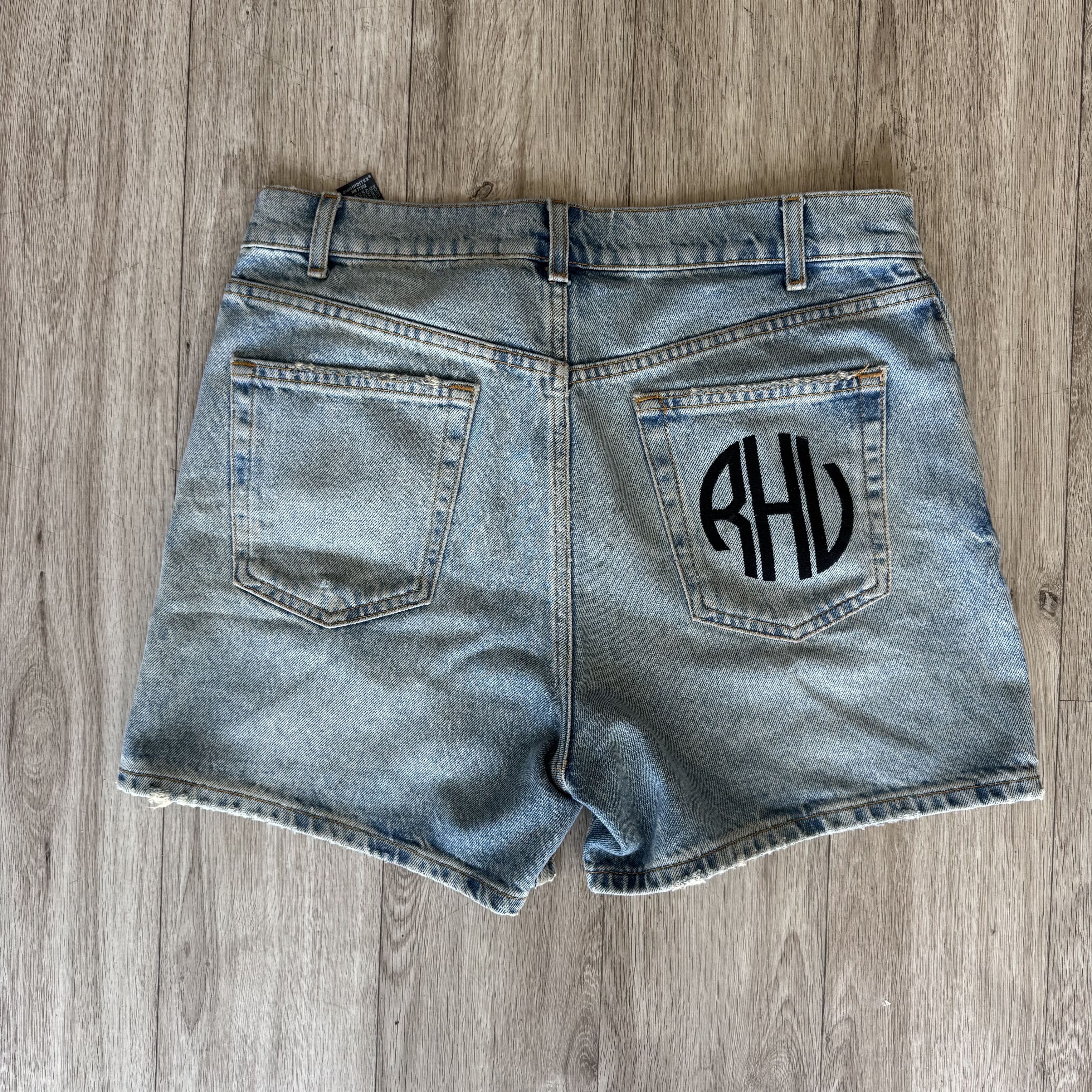 Rhude RHU x Zara Denim Shorts Size US 30 / EU 46 - 2 Thumbnail