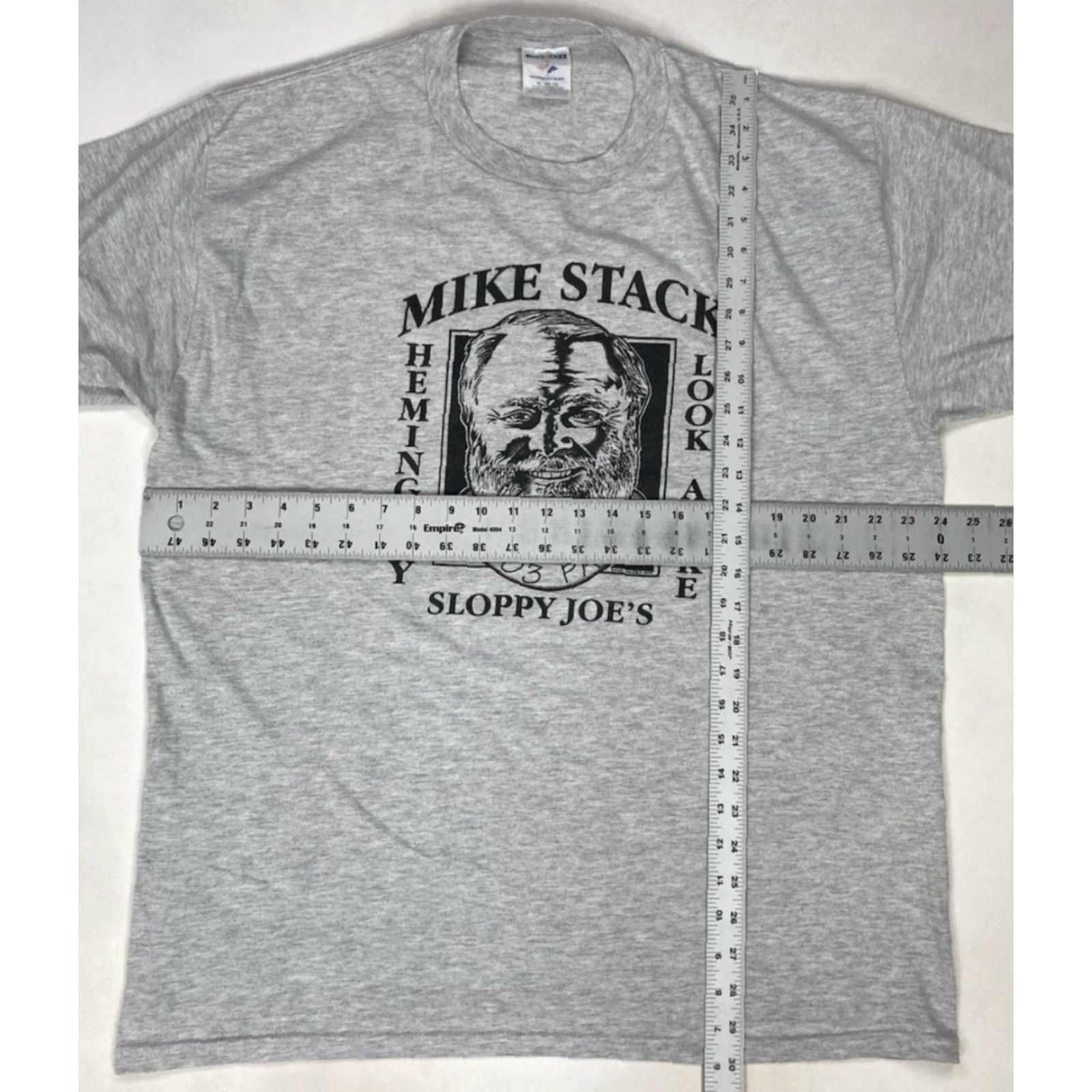 Jerzees VINTAGE Mike Stack Sloppy Joe's Hemingway Look Alike 2003 Graphic T-shirt Men XL Size US XL / EU 56 / 4 - 5 Thumbnail