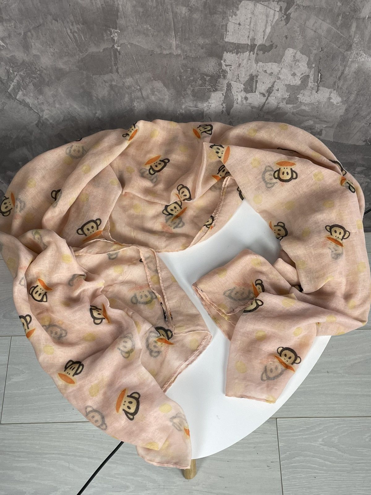 Japanese Brand × Paul Frank × Vintage Vintage Multi Logo Face Paul Frank Big Scarf Size ONE SIZE - 1 Thumbnail