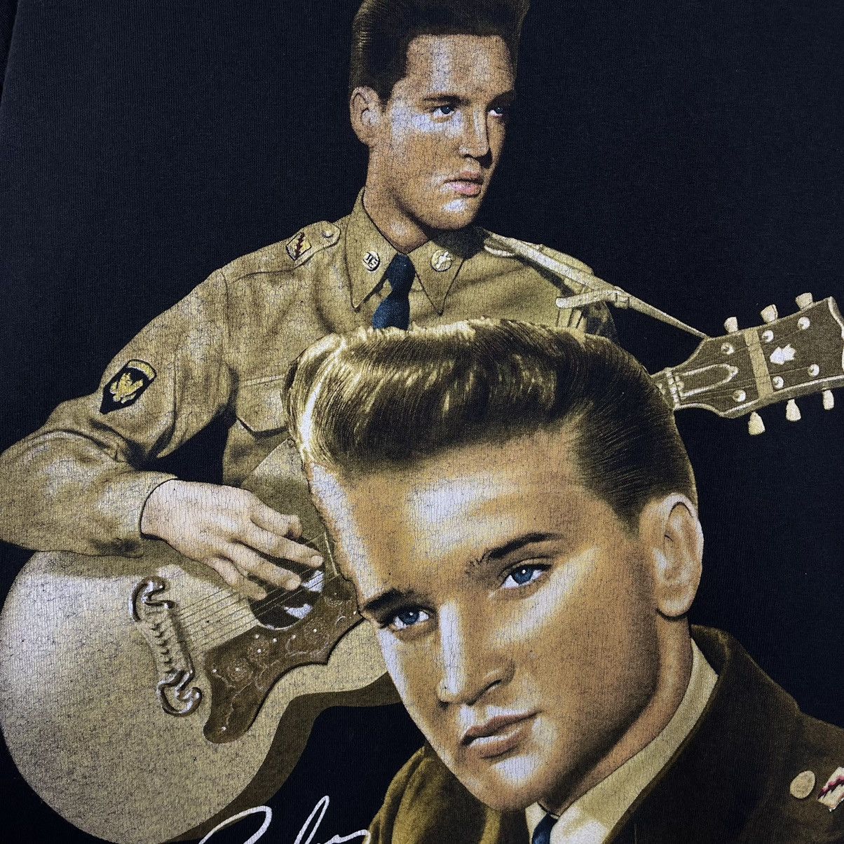 Band Tees × Vintage Vintage Elvis Presley rock n roll singer tee 1996 Size US XL / EU 56 / 4 - 6 Thumbnail