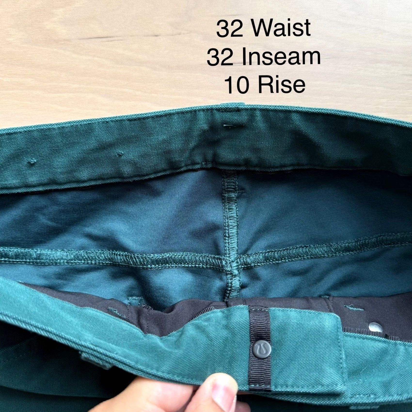 Lululemon Lululemon ABC Pants 32 Green Canvas Athleisure Golf Surge Commission Workwear Pants Regular 32 Green Mens Size US 32 / EU 48 - 5 Thumbnail
