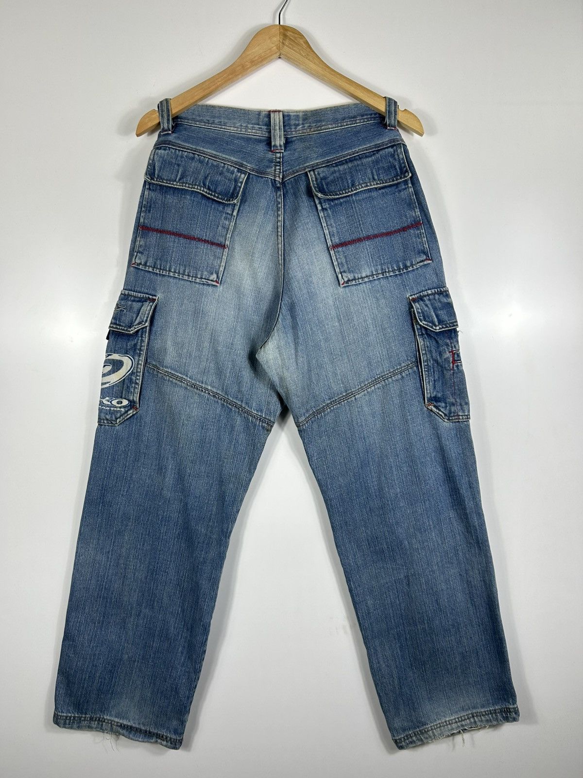 Vintage ⚡️Vintage Piko Hawaiian Cargo Loose Denim Size US 31 - 13 Thumbnail