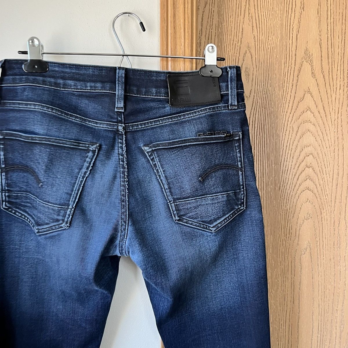 G-Star G Star Raw 3301 Slim Men’s Jeans Deep Blue Size US 29 - 6 Thumbnail