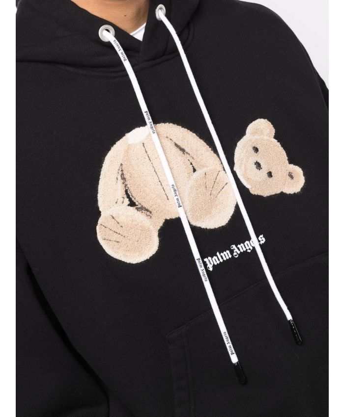 Palm Angels o1in1s0225 Q:9 / Pa Bear Hoody in Black/Brown Size US L / EU 52-54 / 3 - 5 Thumbnail