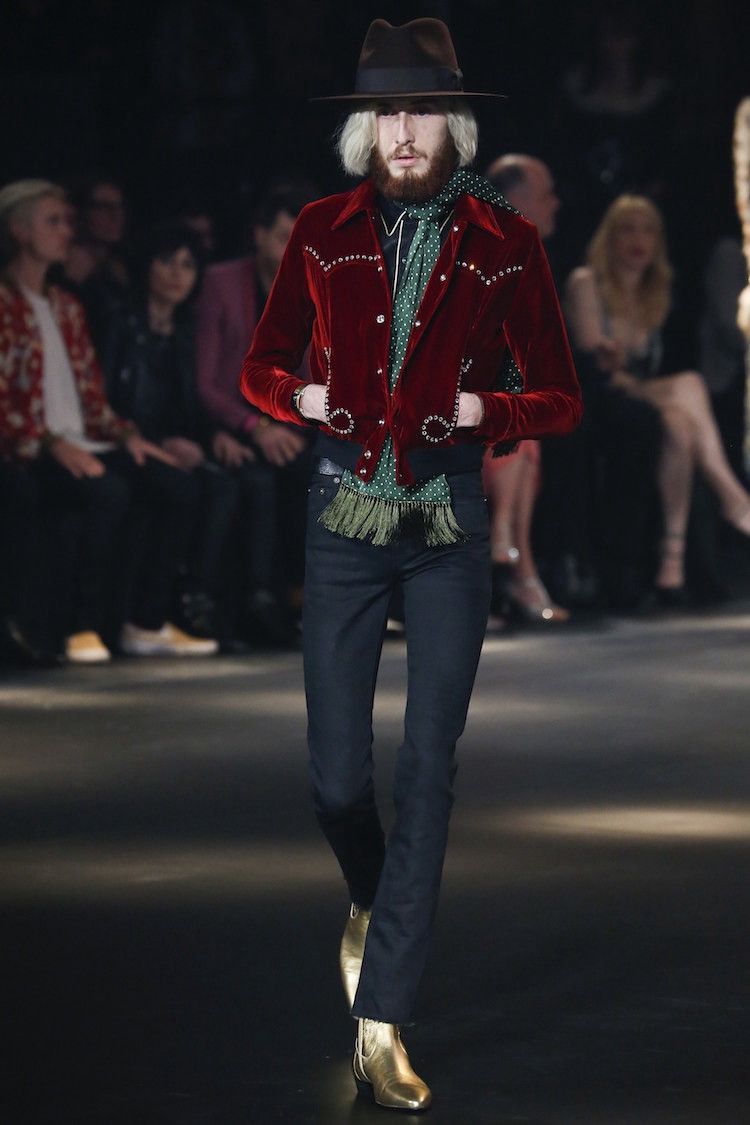 Saint Laurent Paris SAINT LAURENT PARIS BY HEDI SLIMANE 16AW/FW VELVET JACKET Size US S / EU 44-46 / 1 - 1 Thumbnail