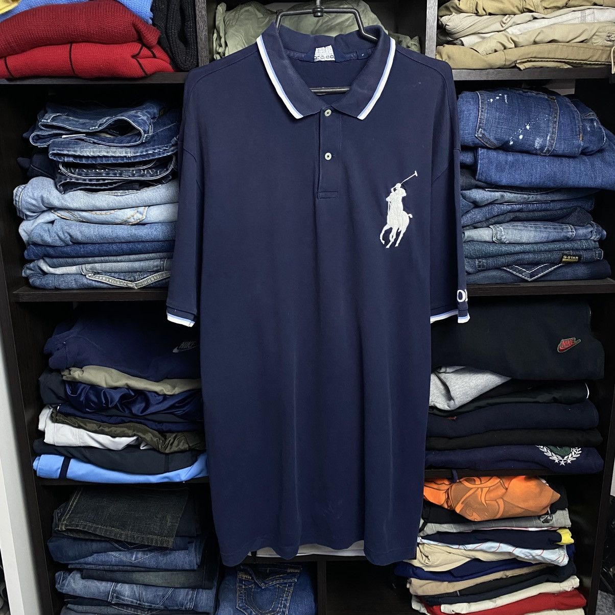 Polo Ralph Lauren Vintage Polo Ralph Lauren Big Pony Golf y2k opium polo Size US XXL / EU 58 / 5 - 1 Thumbnail