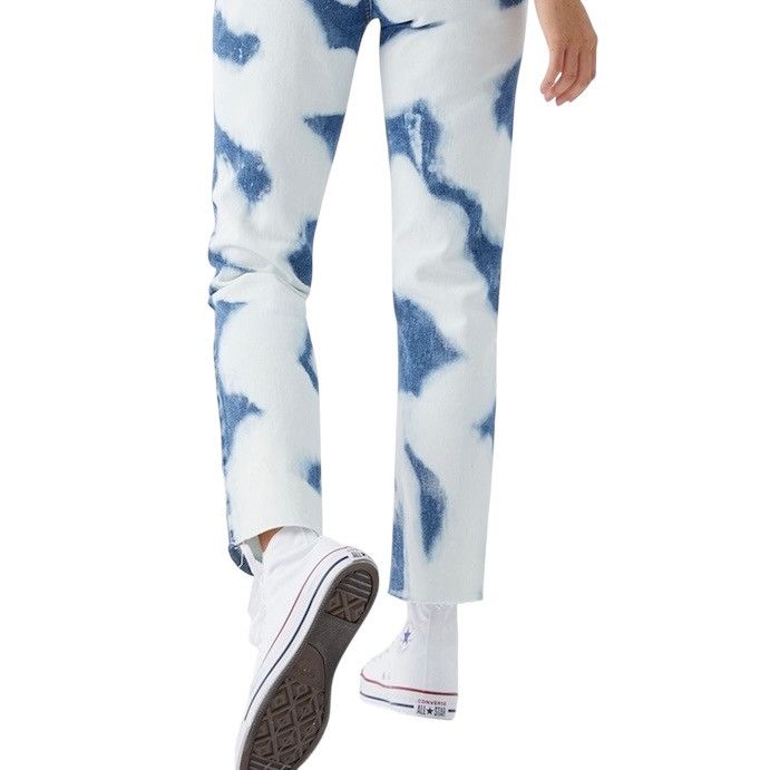 Pacsun Pacsun Acid Bleach Wash Mom Jeans Size 24" / US 00 / IT 34 - 4 Thumbnail