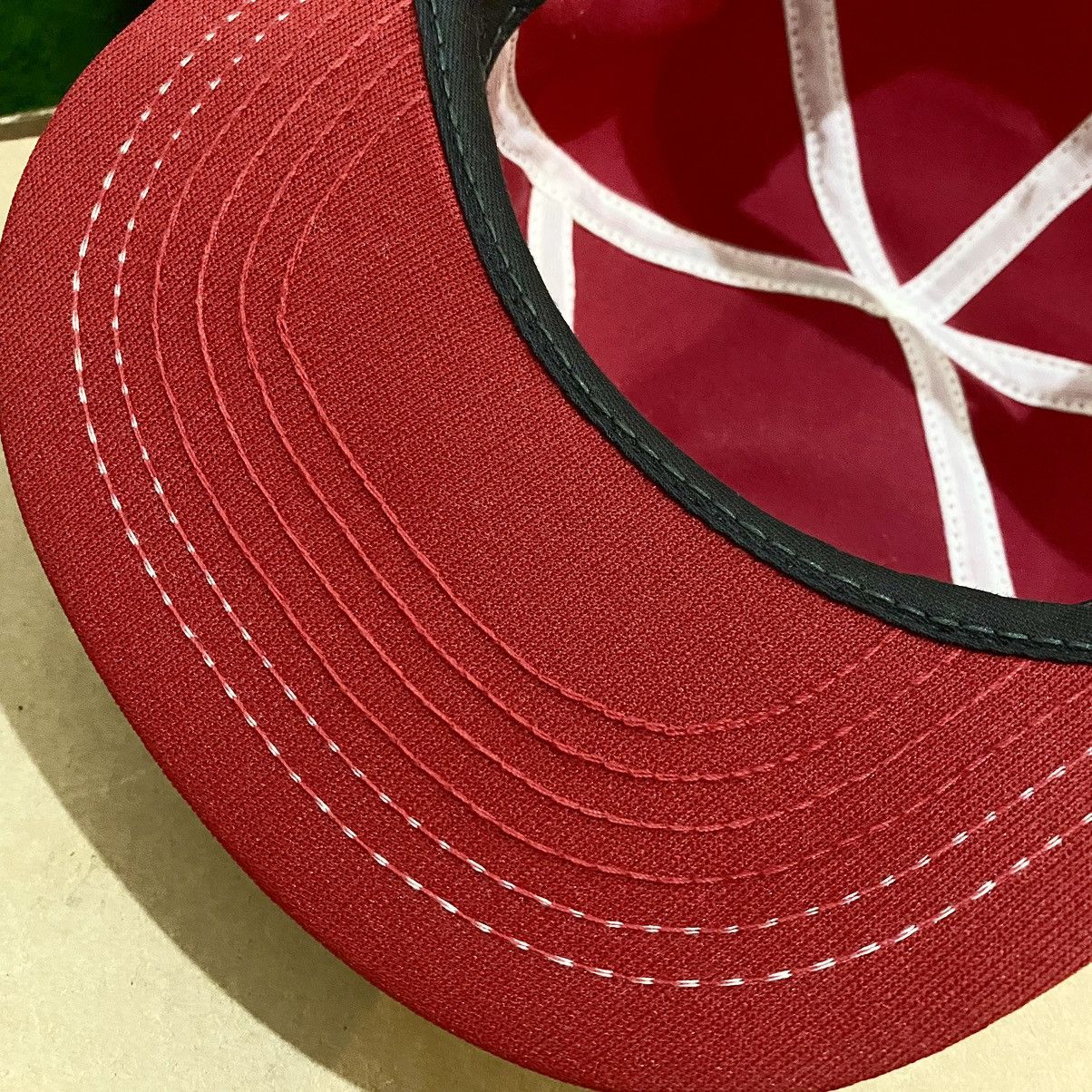 Other VINTAGE RED WING SHOES Halfmoon 5-Panel Trucker Cap 80s USA Size ONE SIZE - 5 Thumbnail