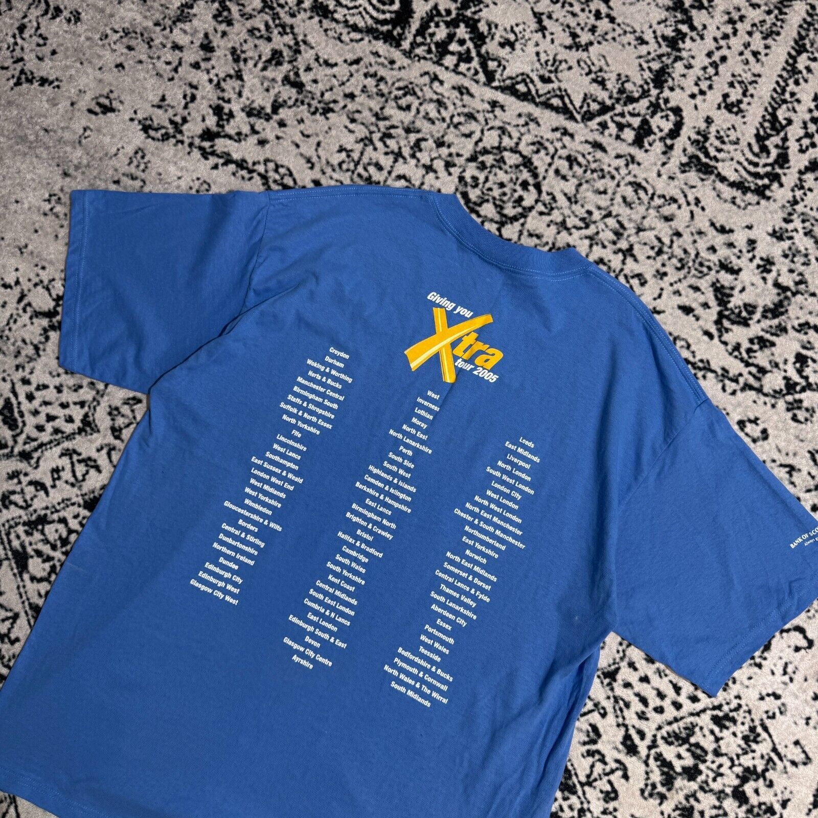 Vintage Vintage Unisex Blue Cotton T-Shirt Size XL Y2K 90s Size US XL / EU 56 / 4 - 9 Thumbnail