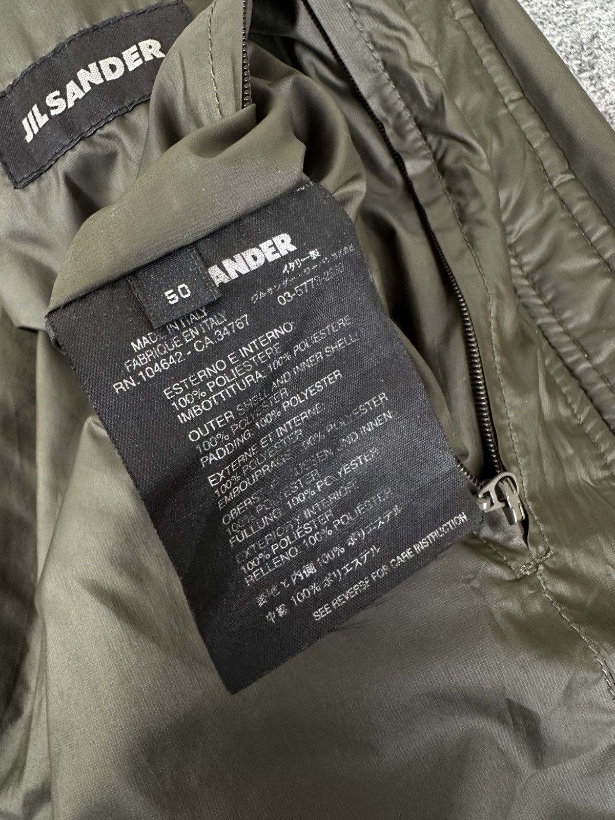 Jil Sander Jil Sander - Raf Simons - Collar Cuffs Nylon Rider Zip-up Size US M / EU 48-50 / 2 - 17 Thumbnail