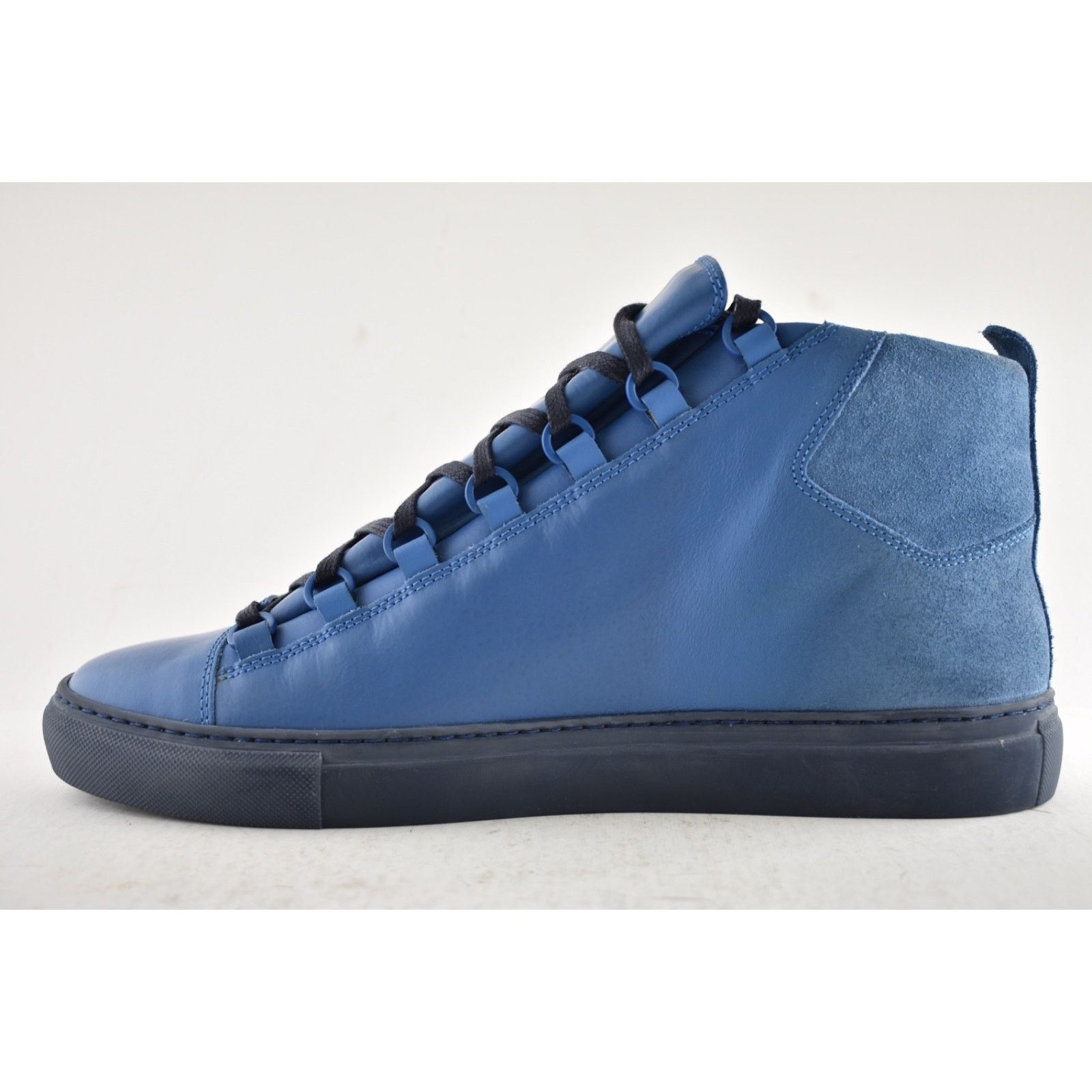 Balenciaga Balenciaga Mens Arena Blue Suede High Top Sneaker 43 10 Size US 10 / EU 43 - 8 Thumbnail