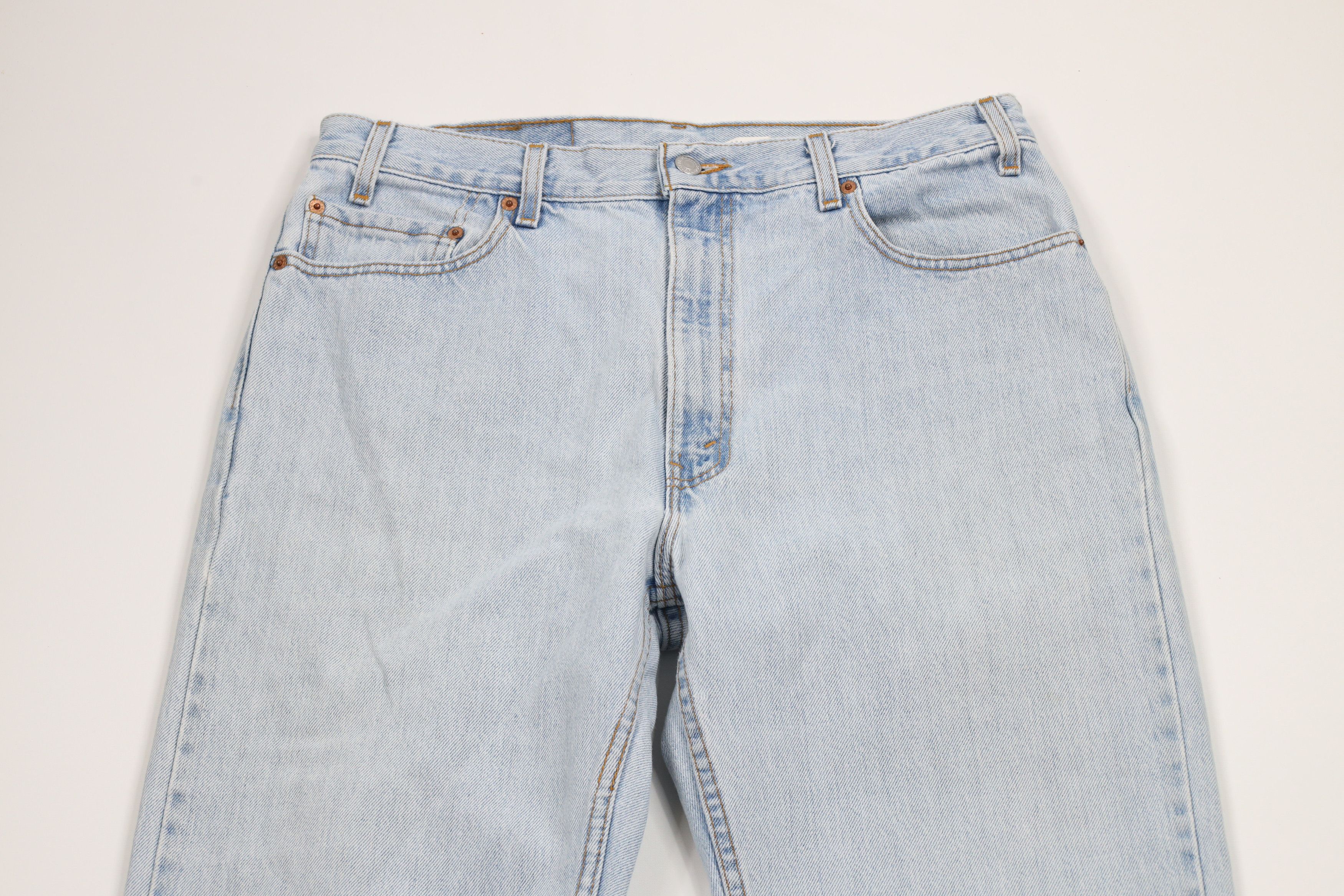 Levi's × Vintage Vintage Y2K 2001 Levis 505 Fit Straight Leg Jeans USA Size US 34 / EU 50 - 2 Thumbnail