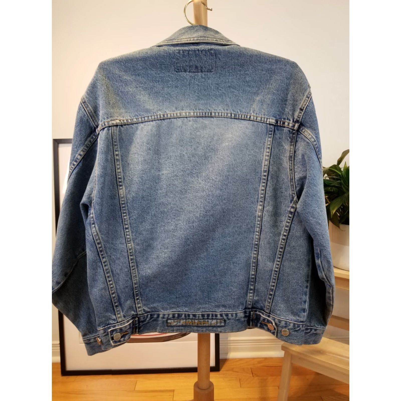 Denime VINTAGE MARITHE FRANCOIS GIRBAUD Denim Jacket SHIRT Men M Blue 90s 20 Inch Cross Shoulder Cross Chest Shoulder to Cuff 24 Inch Top to Bottom 27 Inch Size US M / EU 48-50 / 2 - 7 Thumbnail