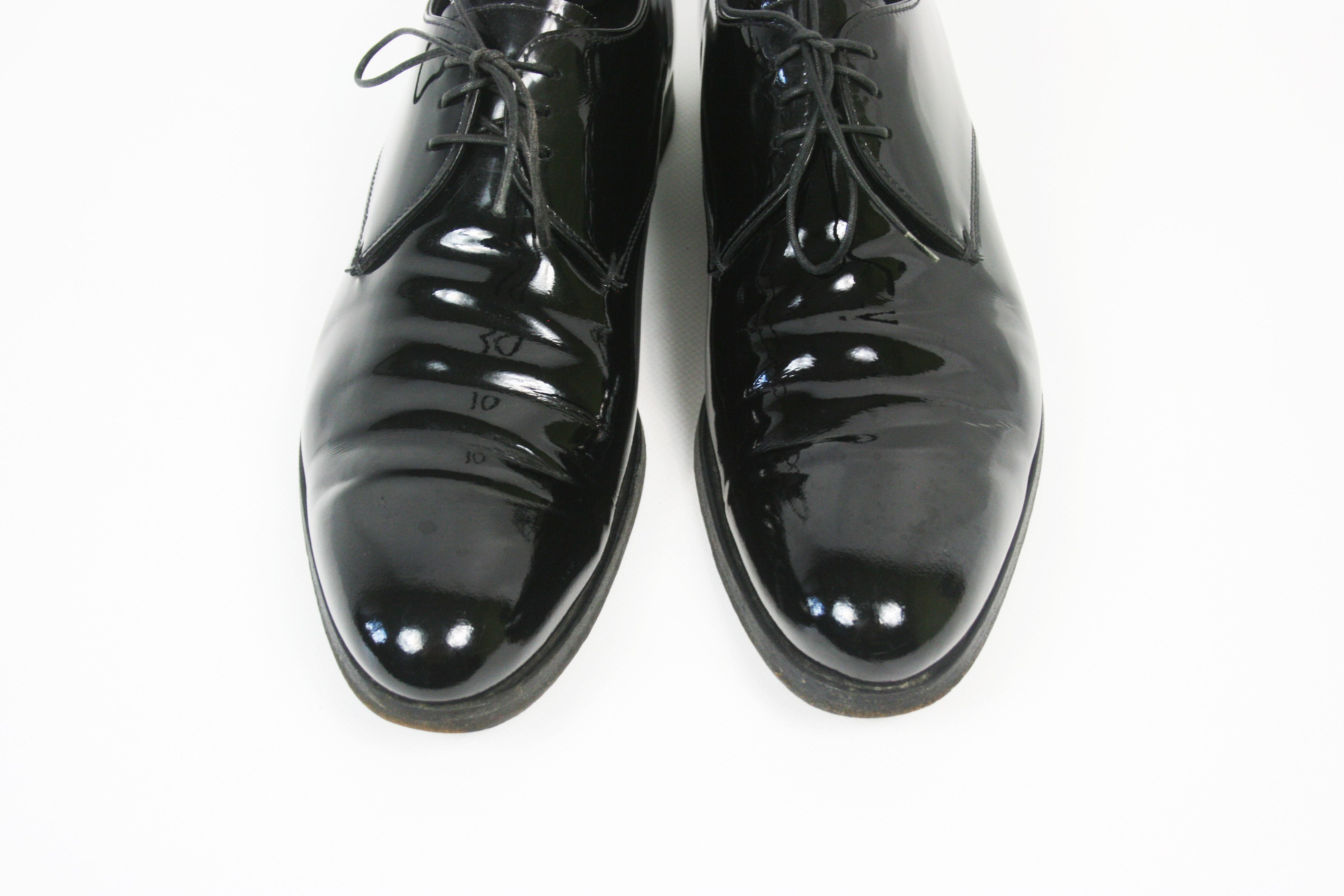 Prada 2008 Mainline Patent Leather Derby Shoes Size US 8 / EU 41 - 4 Thumbnail