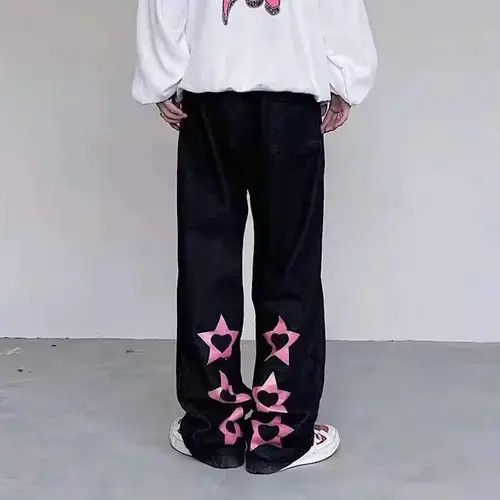 Jean Japanese print jeans Size US 31 - 2 Thumbnail