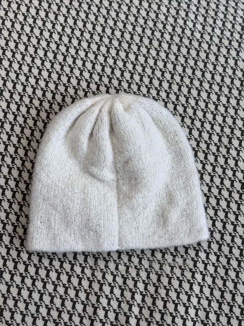 Chanel Chanel 22B white and gray double-sided cashmere cold hat Size ONE SIZE - 3 Thumbnail