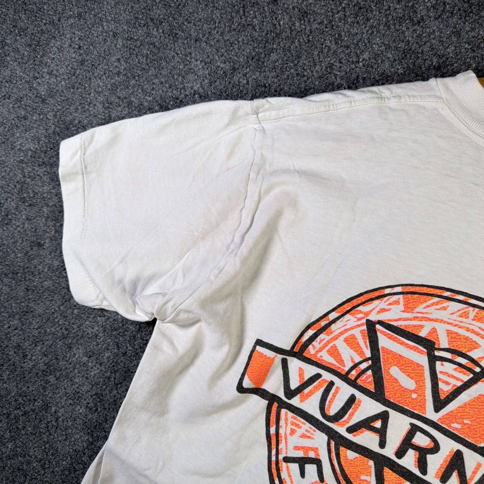Vuarnet Vintage Vuarnet Shirt Mens Large White 90s France Art Design Size US L / EU 52-54 / 3 - 4 Thumbnail