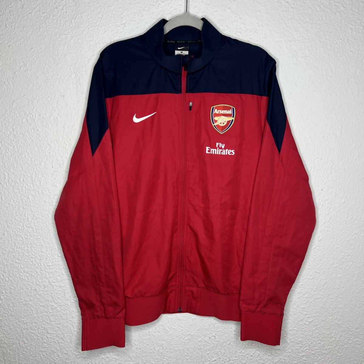Nike Nike Arsenal London Jersey Sweatshirt Zip Red Logo Size US L / EU 52-54 / 3 - 1 Thumbnail