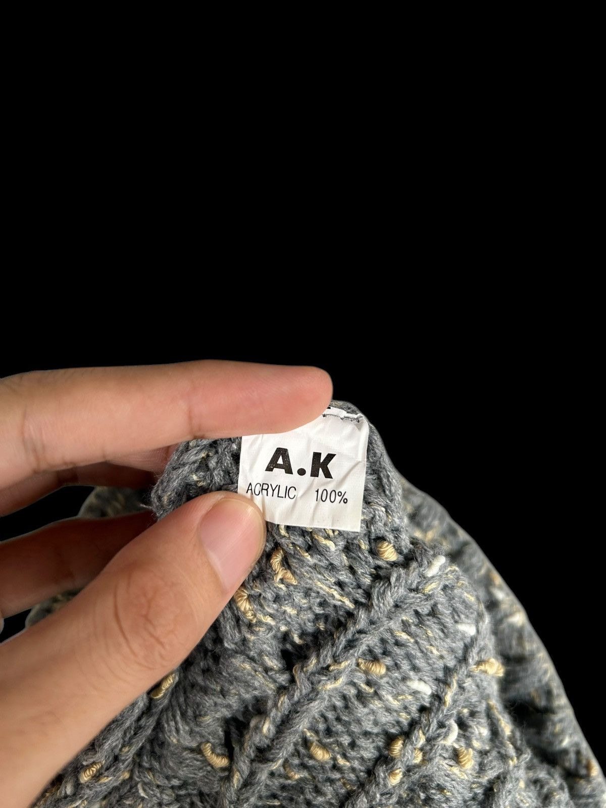 Japanese Brand × Kapital × Vintage Crochet Knitted Handmade Beanie Hats Rare☠️☠️ Size ONE SIZE - 6 Thumbnail