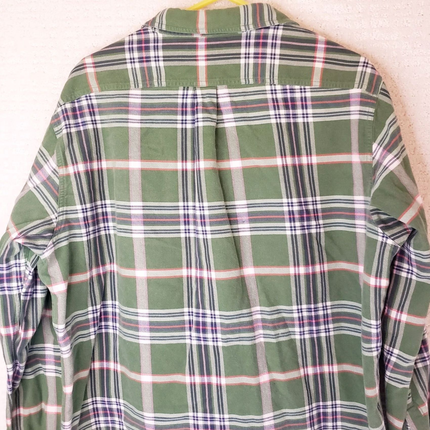 Lands' End VINTAGE Lands' End Flannel Shirt Men's XL Green Plaid Check Outdoors 17-17.5 Question? Size US XL / EU 56 / 4 - 7 Thumbnail