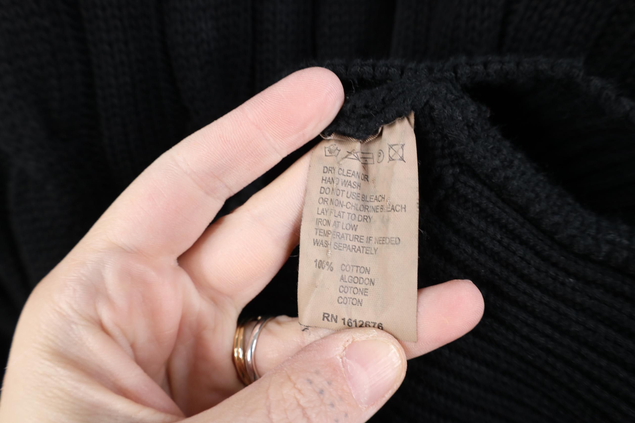 Vintage Vtg 90s Y2K Streetwear Fisherman Chunky Cable Knit Sweater Size US XL / EU 56 / 4 - 8 Thumbnail