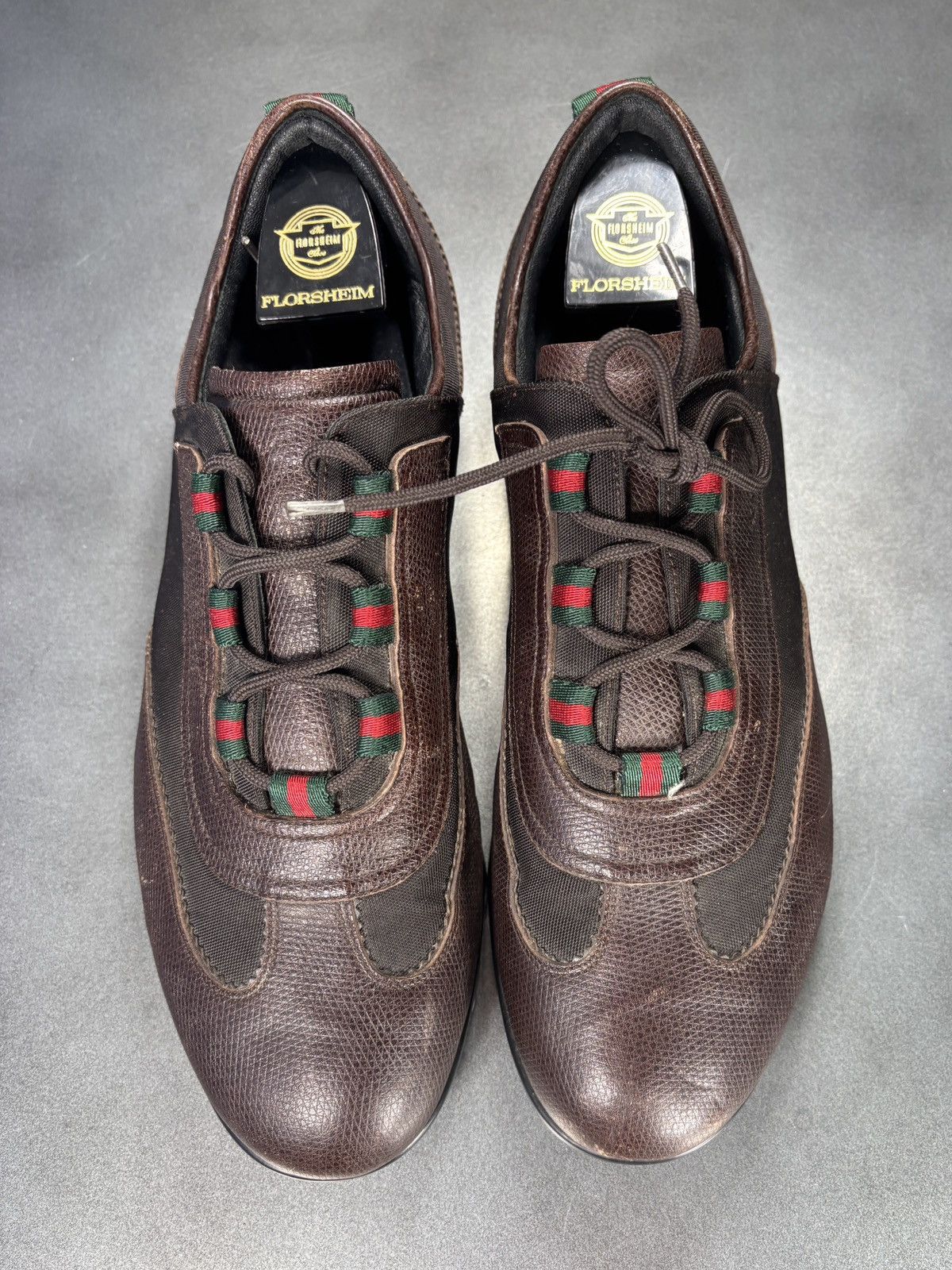 Gucci Gucci F/W 2005 Shoes Leather Sneakers GATs Cleat Soccer Foot Size US 10.5 / EU 43-44 - 9 Thumbnail