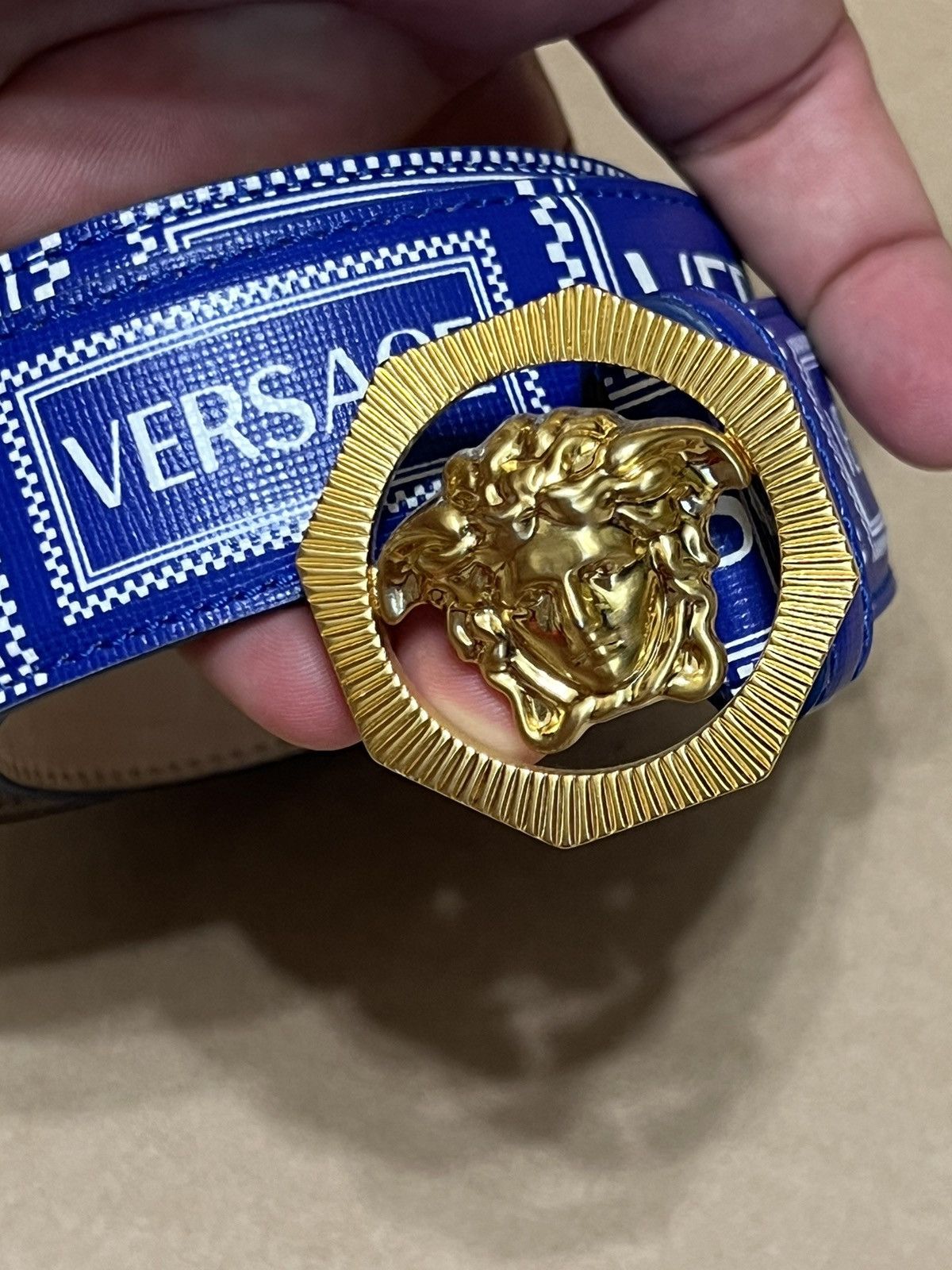 Versace Versace Monogram Belt Size 34 - 8 Preview